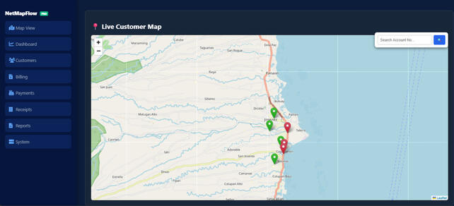 Map View Customer Location